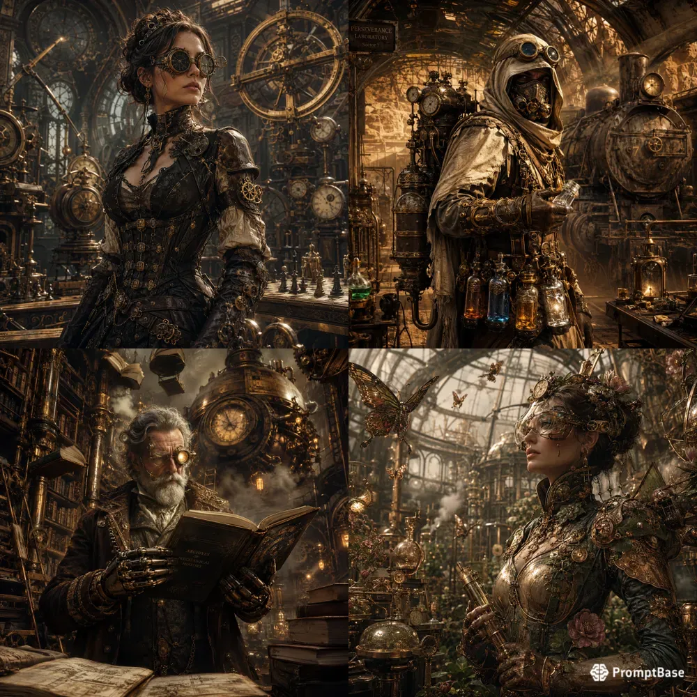 Steampunk Cinematic Worlds
