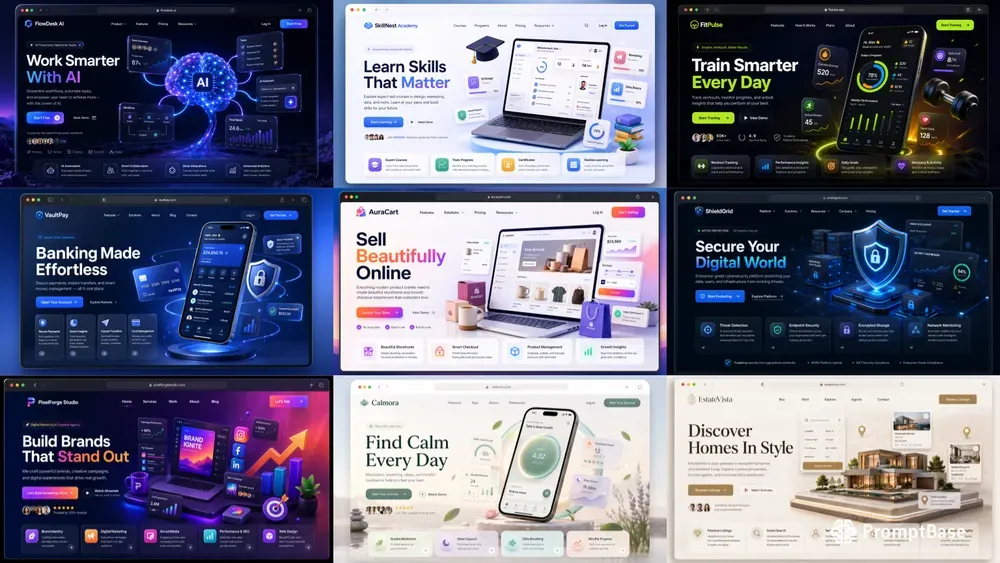3D Landing Page Generator