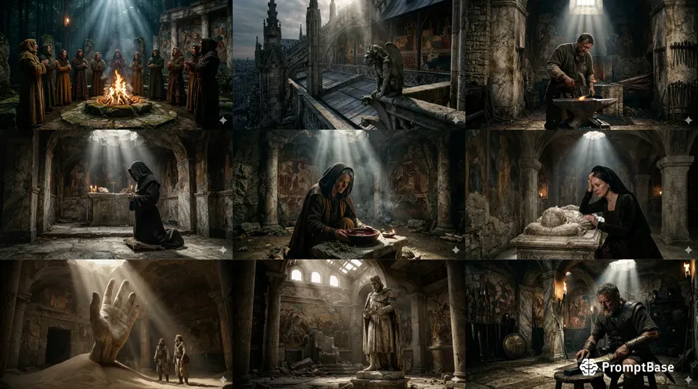 Cinematic Ancient Ritual Photo Makers