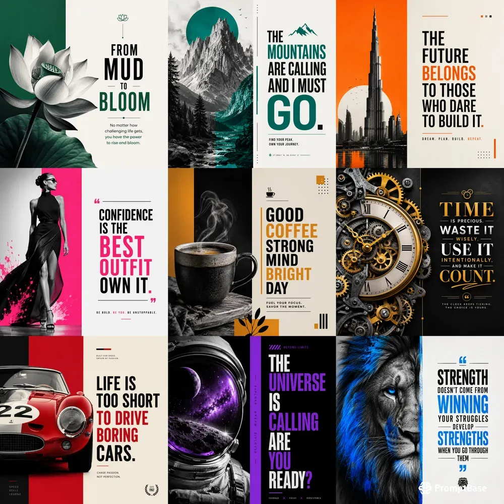 Minimalist Quote Poster Designs