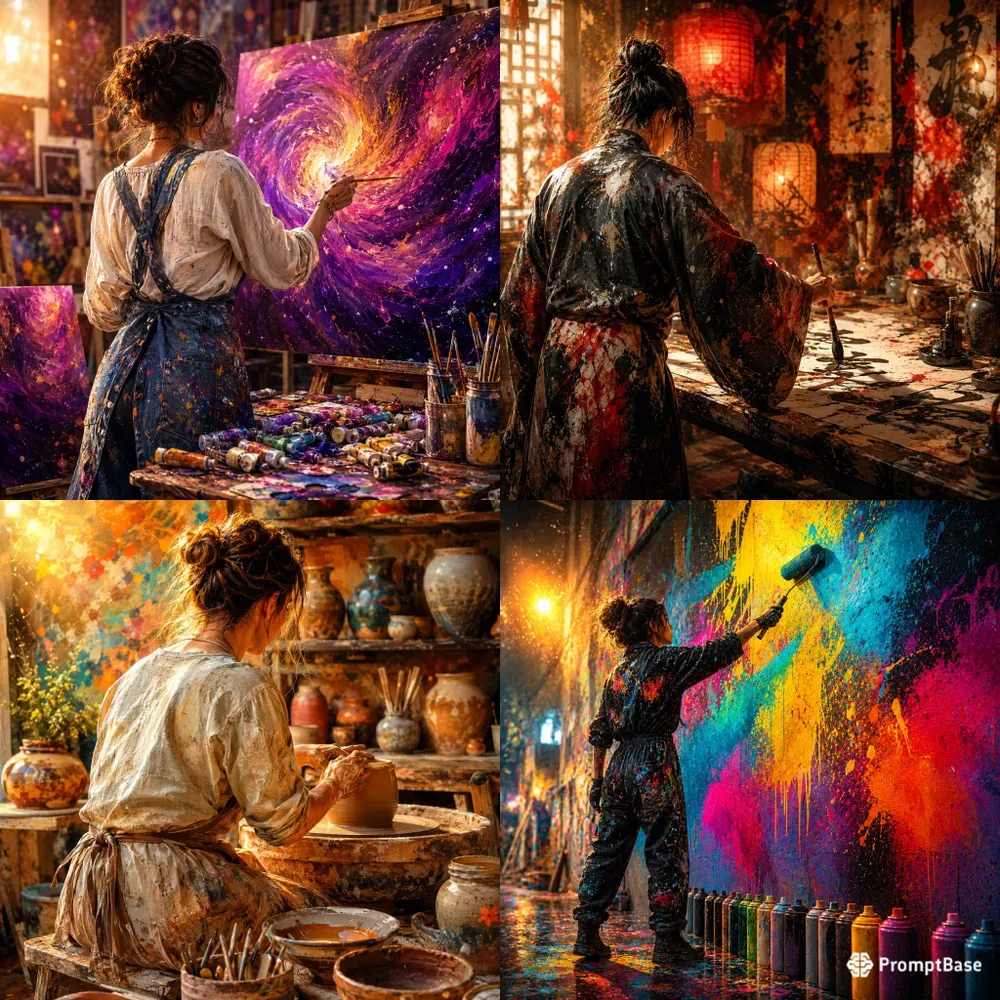 Artists' Vivid Worlds