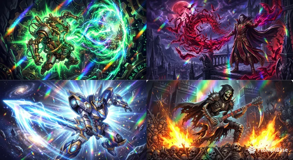 Holographic Foil Tcg Art