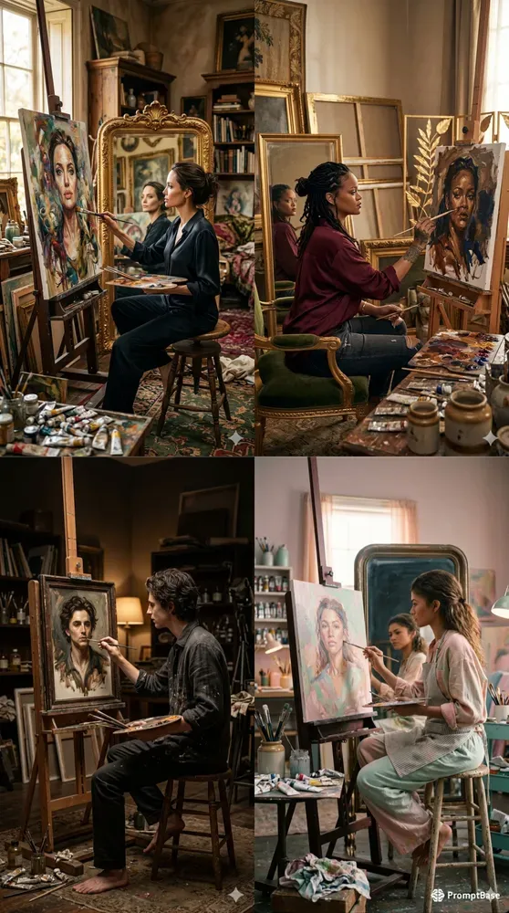Selfpainting Celebrities