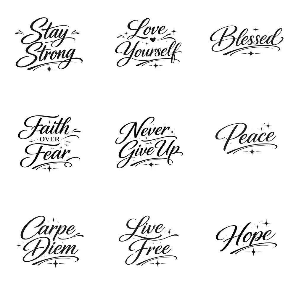 Lettering Tattoo Designs