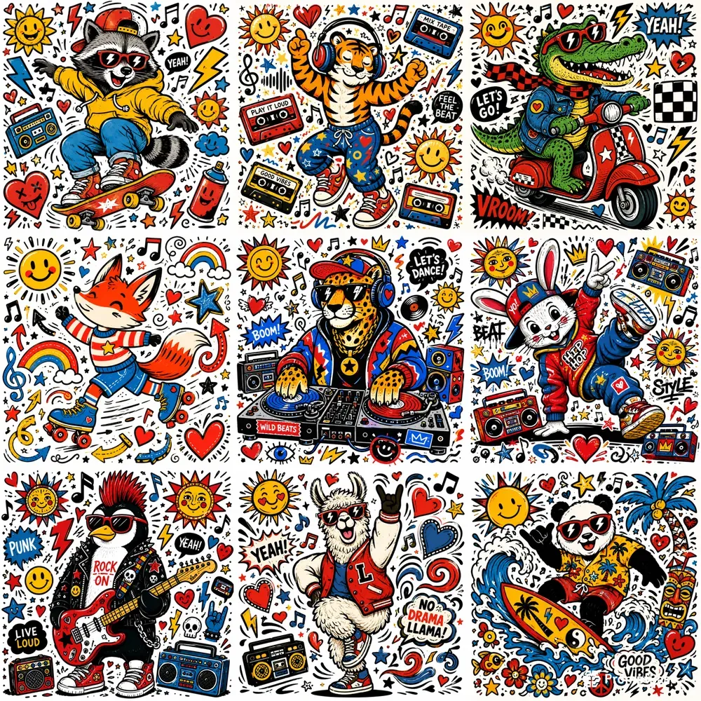 Street Pop Folk Character Poster Packs