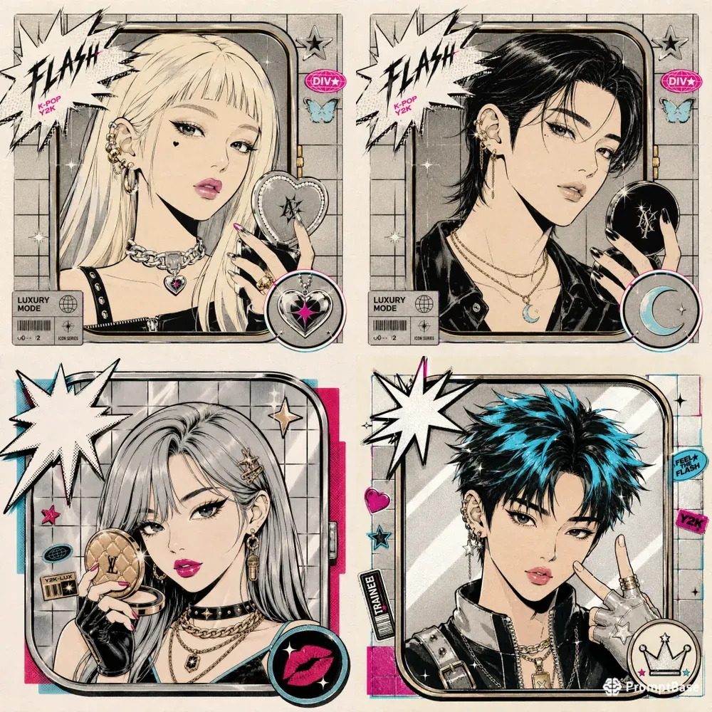 Social Media Kpop Y2k Avatars