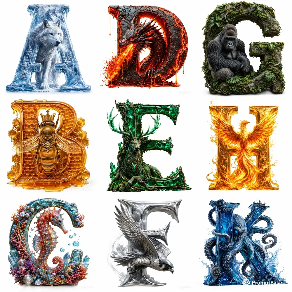 Golden Alphabet Legends Collections