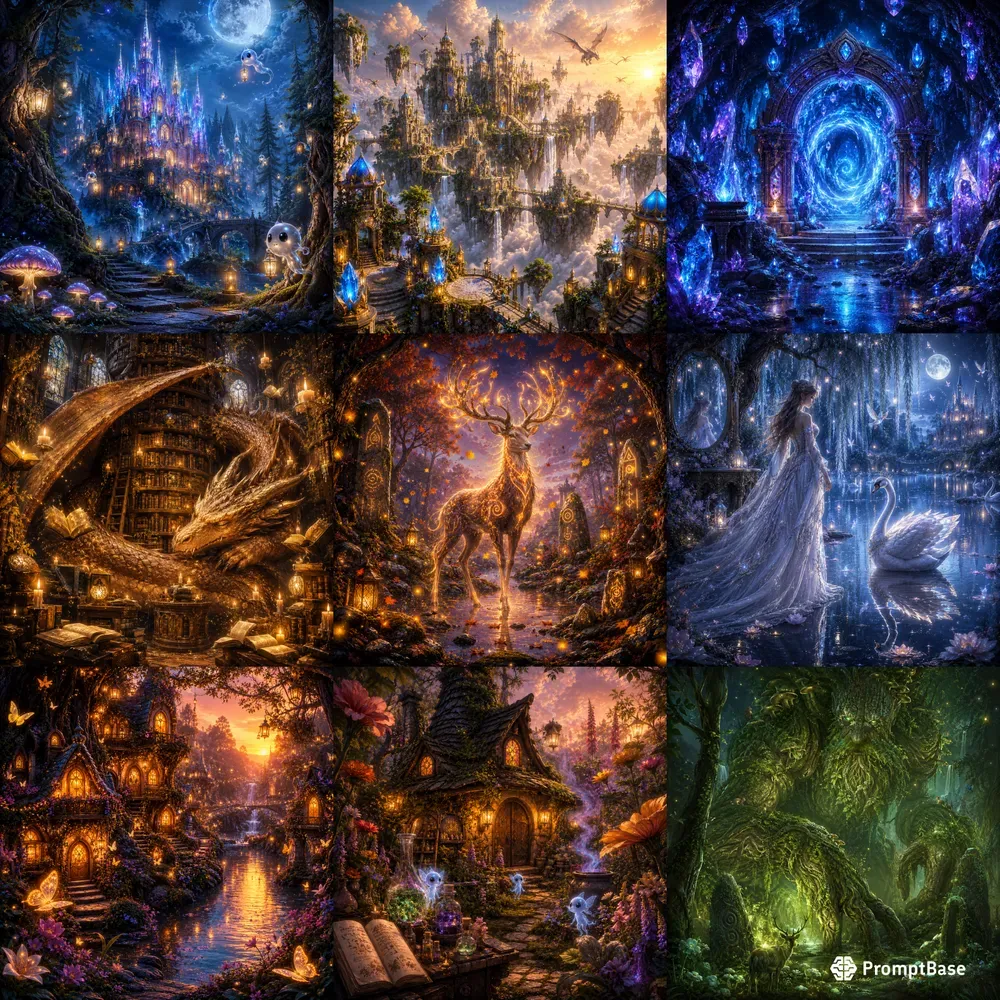 Enchanted Fantasy Wall Art Collections
