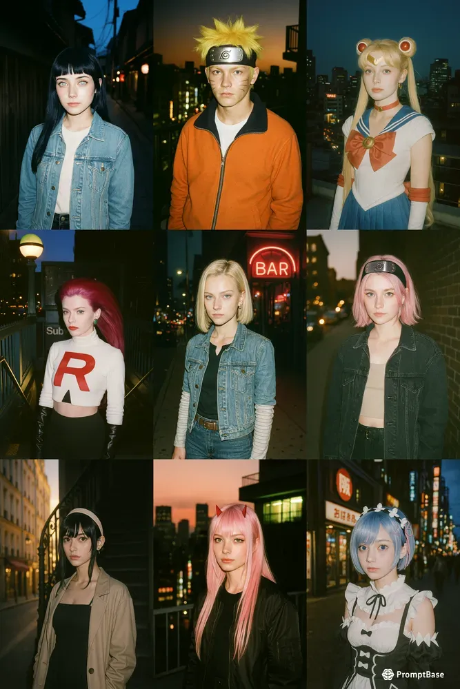 Anime Cosplay Flash Photography