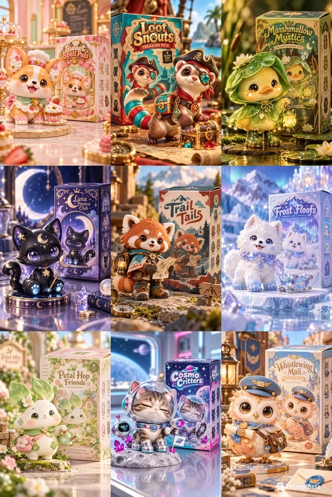 Fantasy Pet Blind Box Figures