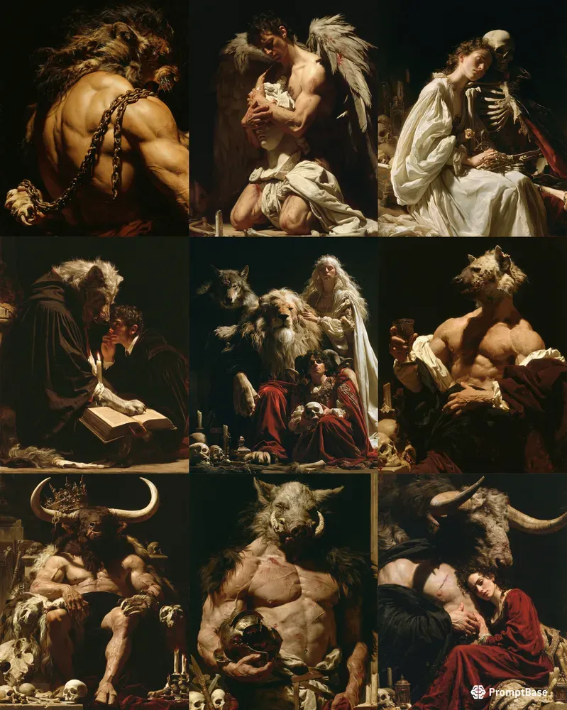 Dark Renaissance Relic Portraits