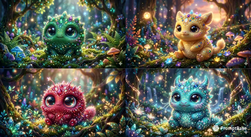Cute Crystal Creature Generator