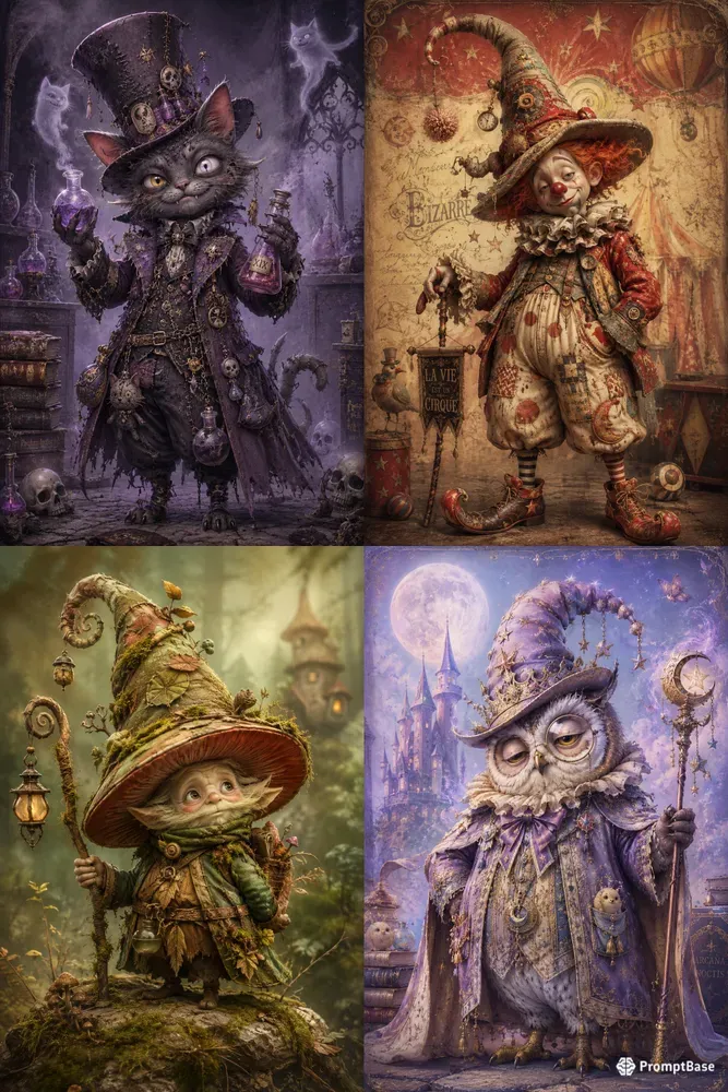 Whimsical Storybook 3D Character Designs