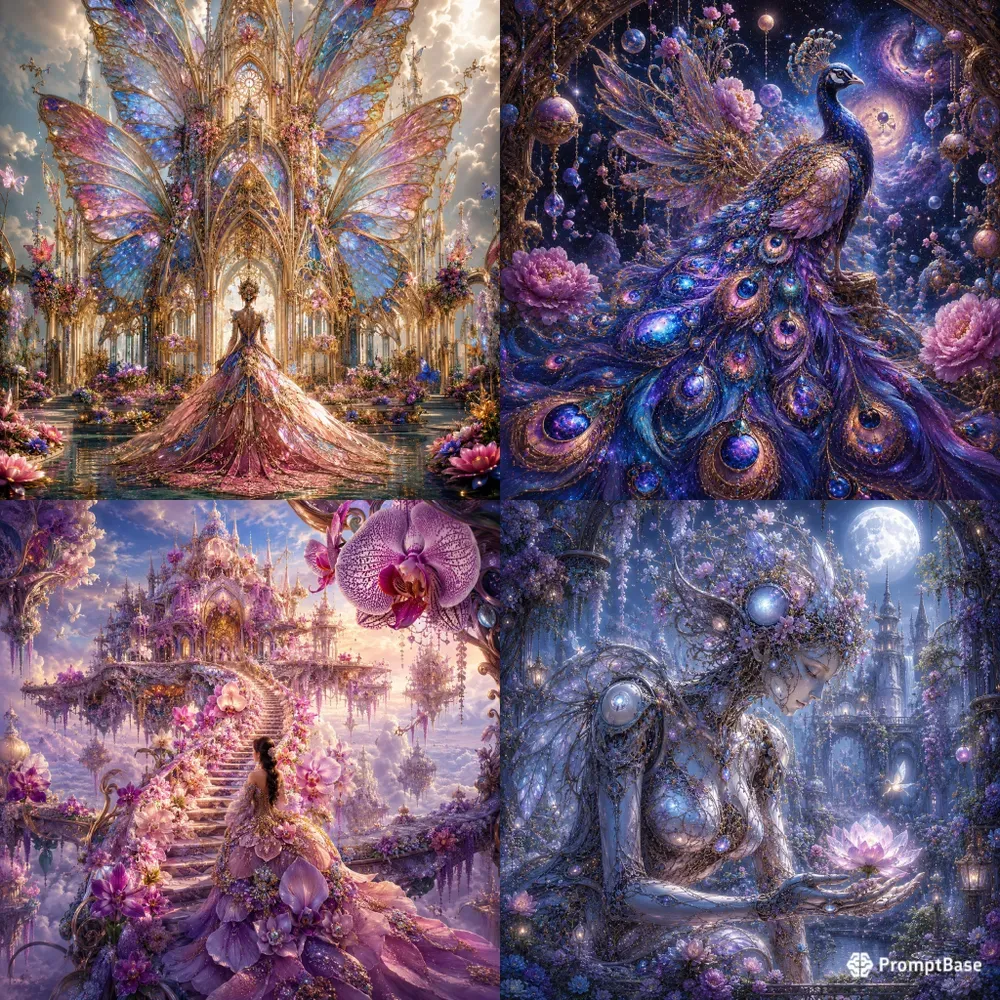 Celestial Bloom Couture