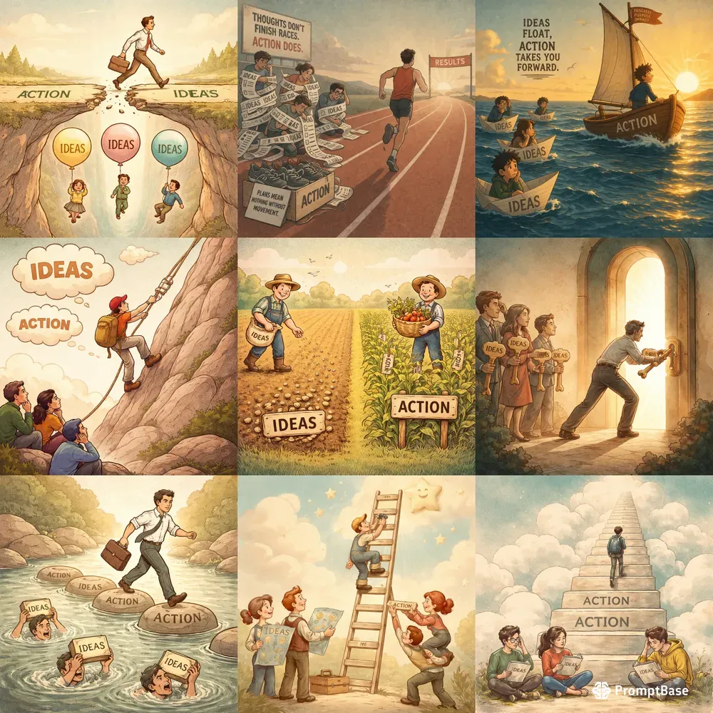 Action Beats Ideas Always Win