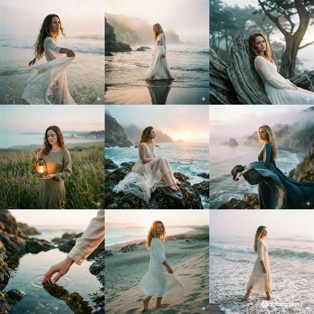 Cinematic Ethereal Muse Photography