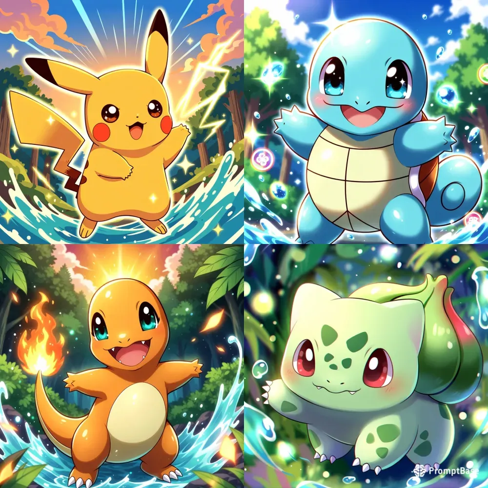 Pokemon Cute And Charming Art