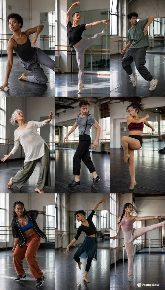 Dance Rehearsal Portraits