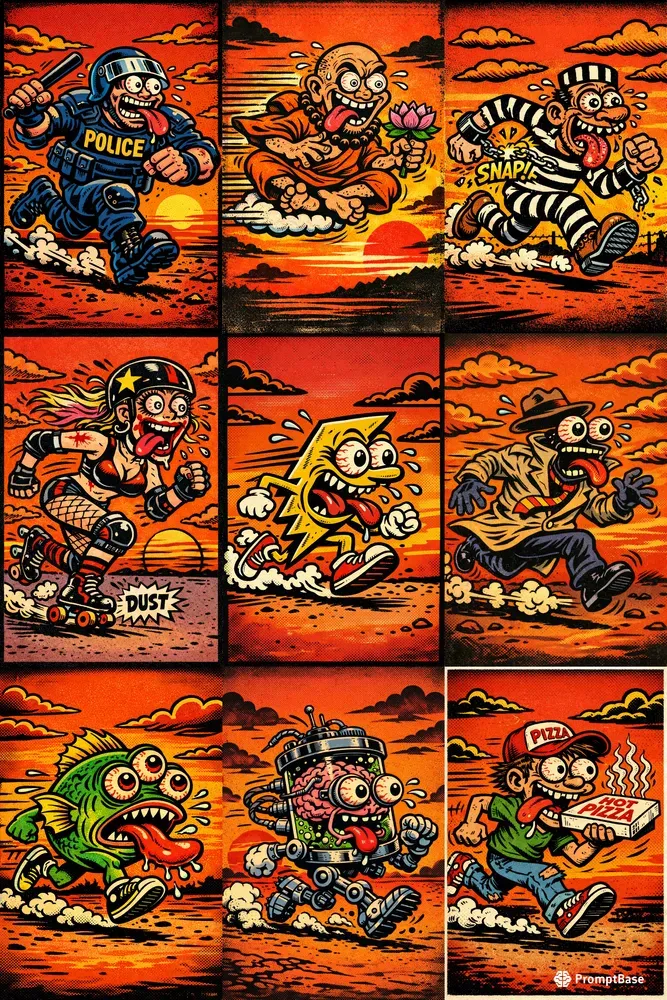 Manic Lowbrow Rush The Collections