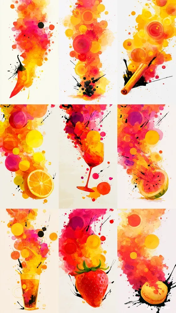 Explosive Abstract Culinary Art