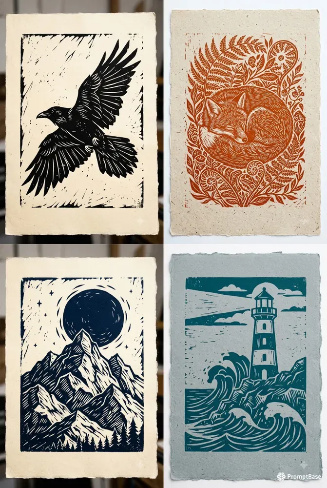 Linocut Print Art Studios