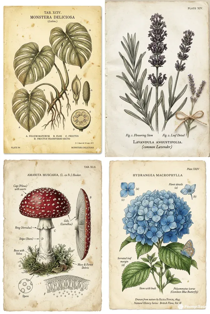 Vintage Botanical Illustrations