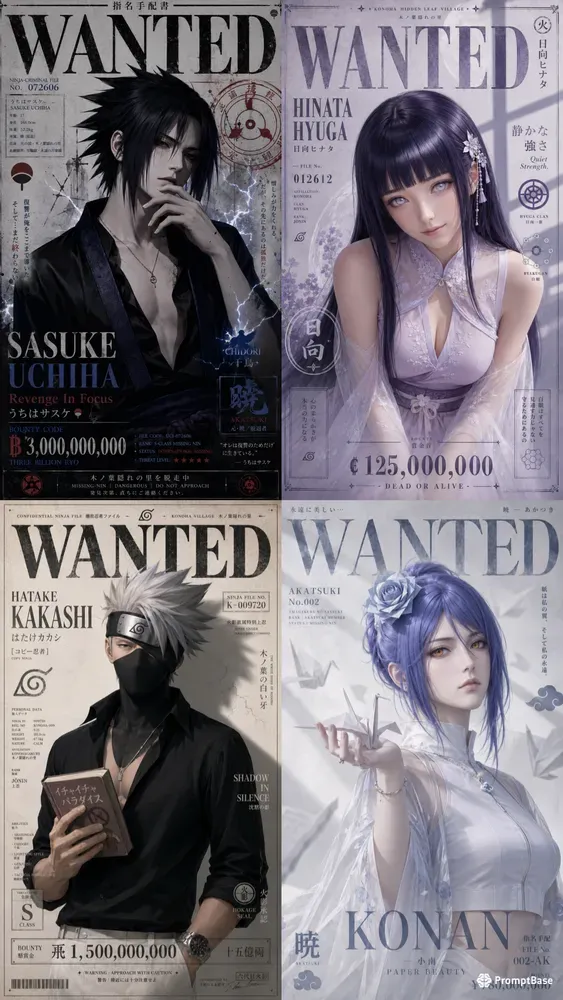 Naruto Anime Cg Portraits