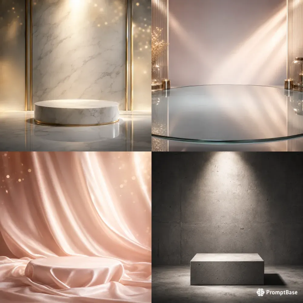 Elegant Product Showcase Backdrops