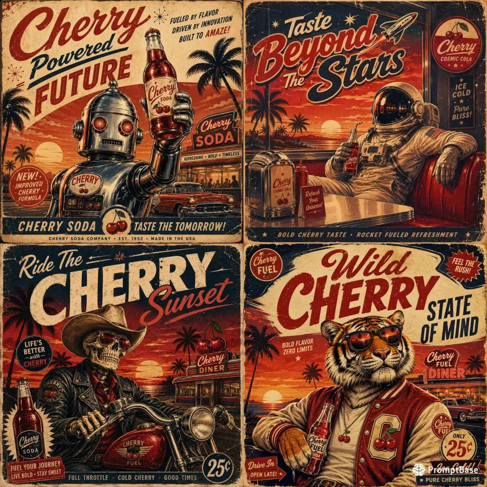 Retro Cherry Dreams Collections