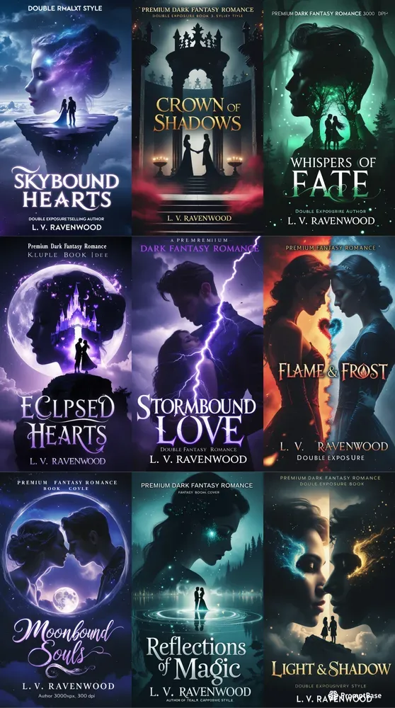 Book Covers Dark Fantasy Romance KDP