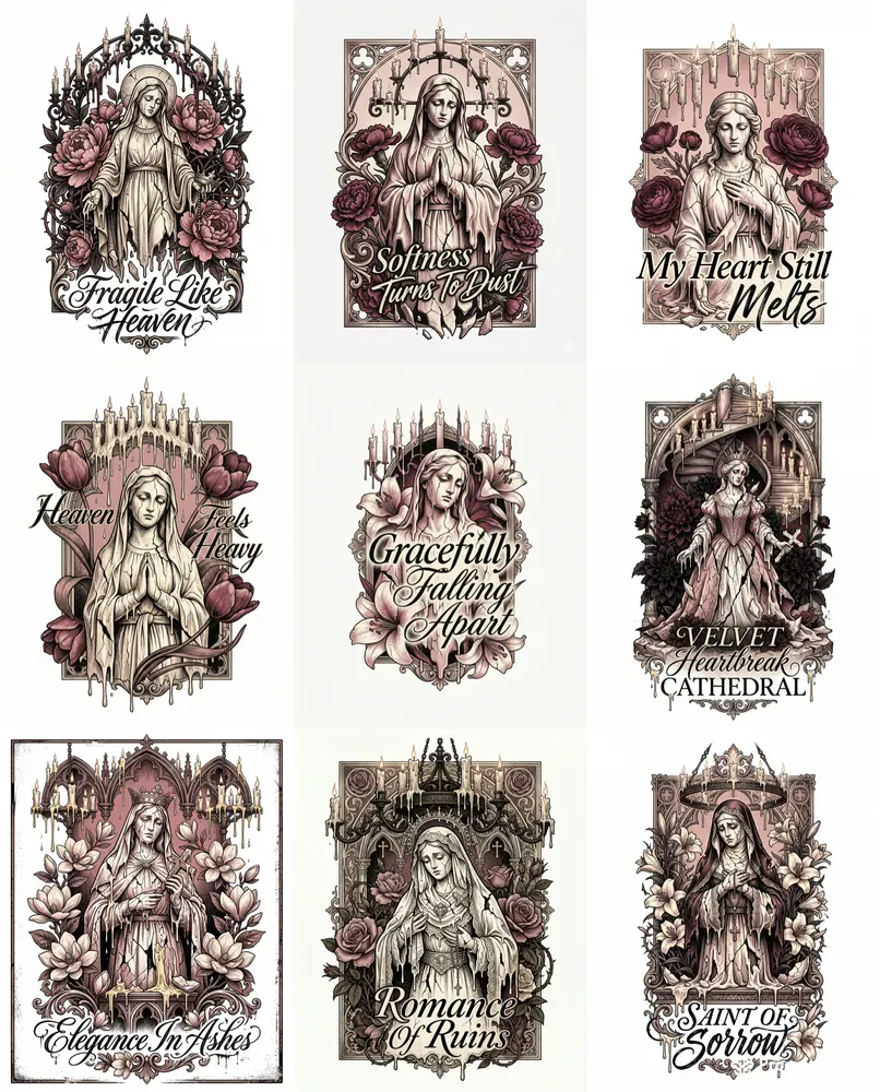 Dark Romance Saint Tee Generator