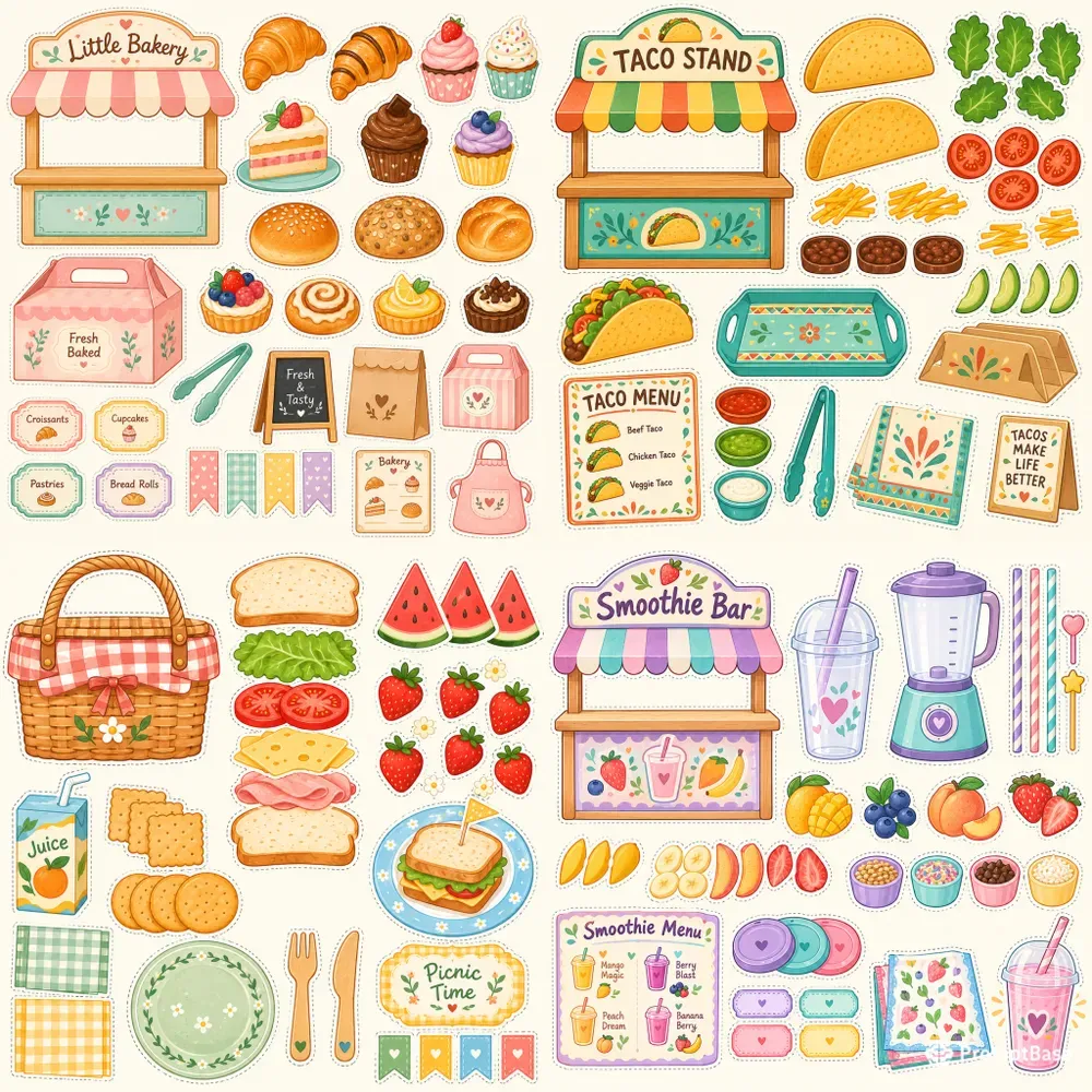 Printable Pretend Food Fun