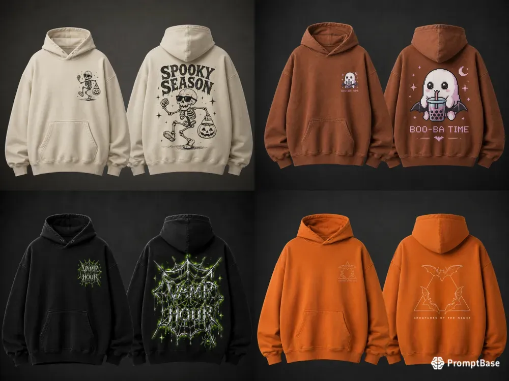 Premium Streetwear Hoodie Mockups