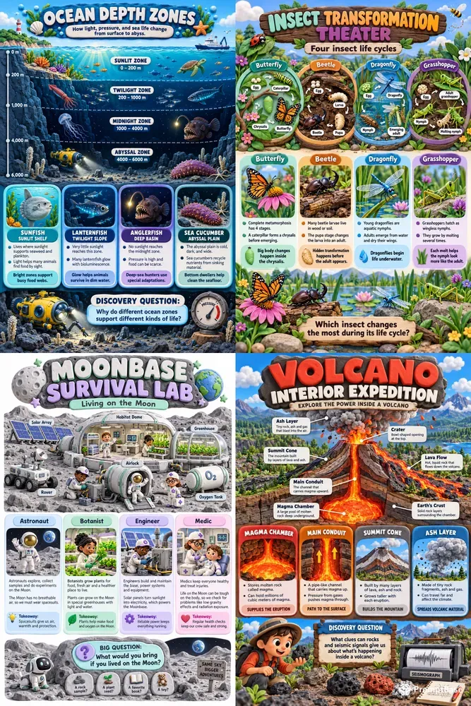 Childrens Learning Infographics