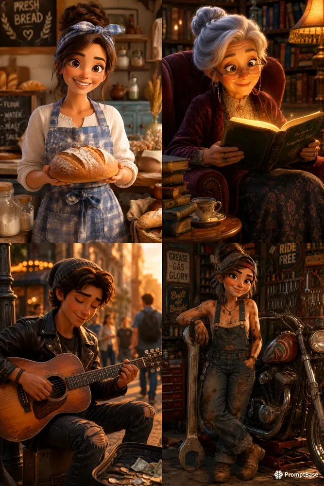 Premium 3D Pixarstyle Characters