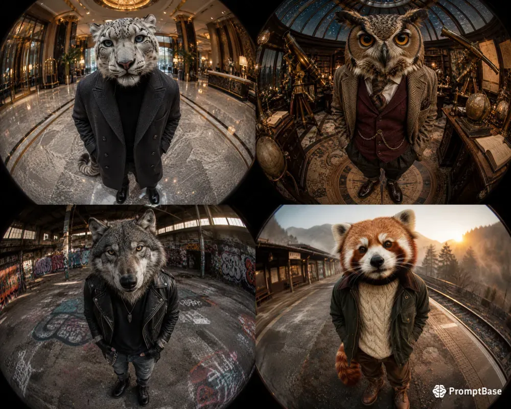 Fisheye Portraits