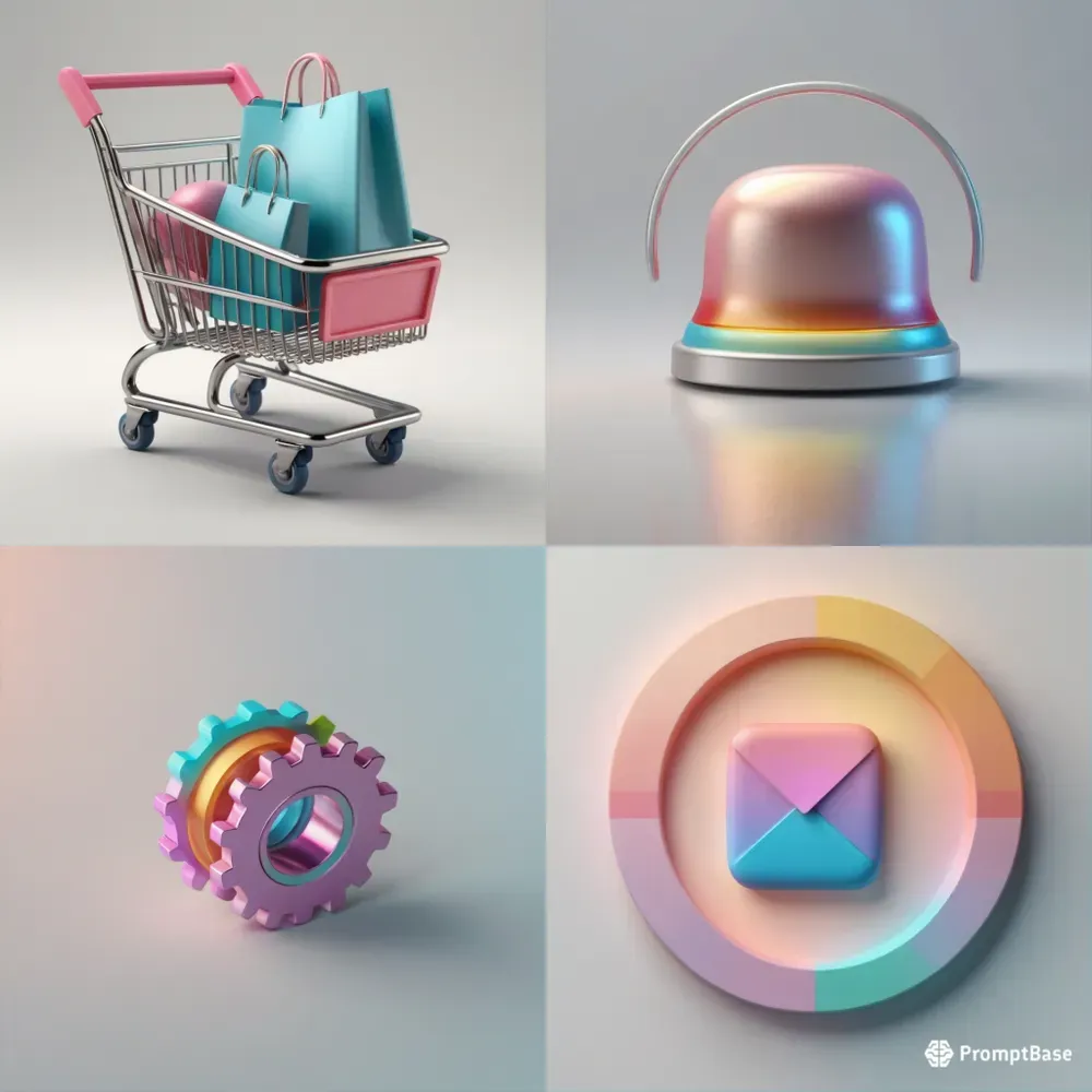3D Claymorphism App Icon Generator