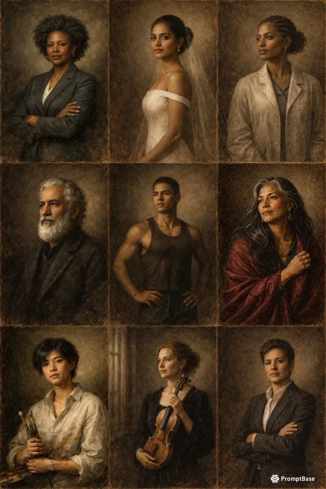 Timeless Oil Portraits