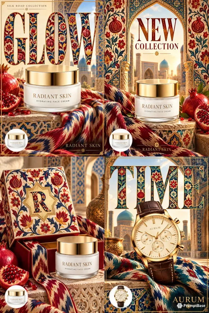 Silk Road Luxury Brand Identity Kits
