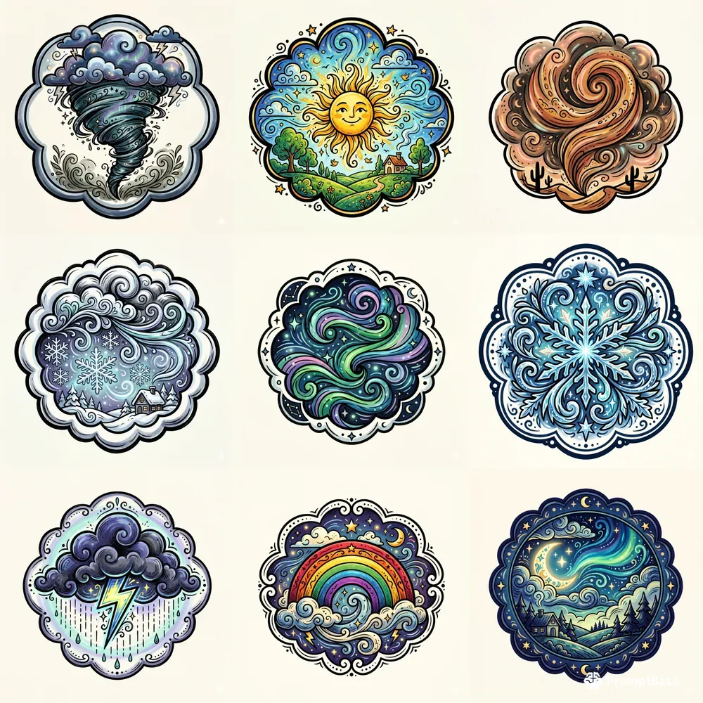 Dreamy Sky Emblems