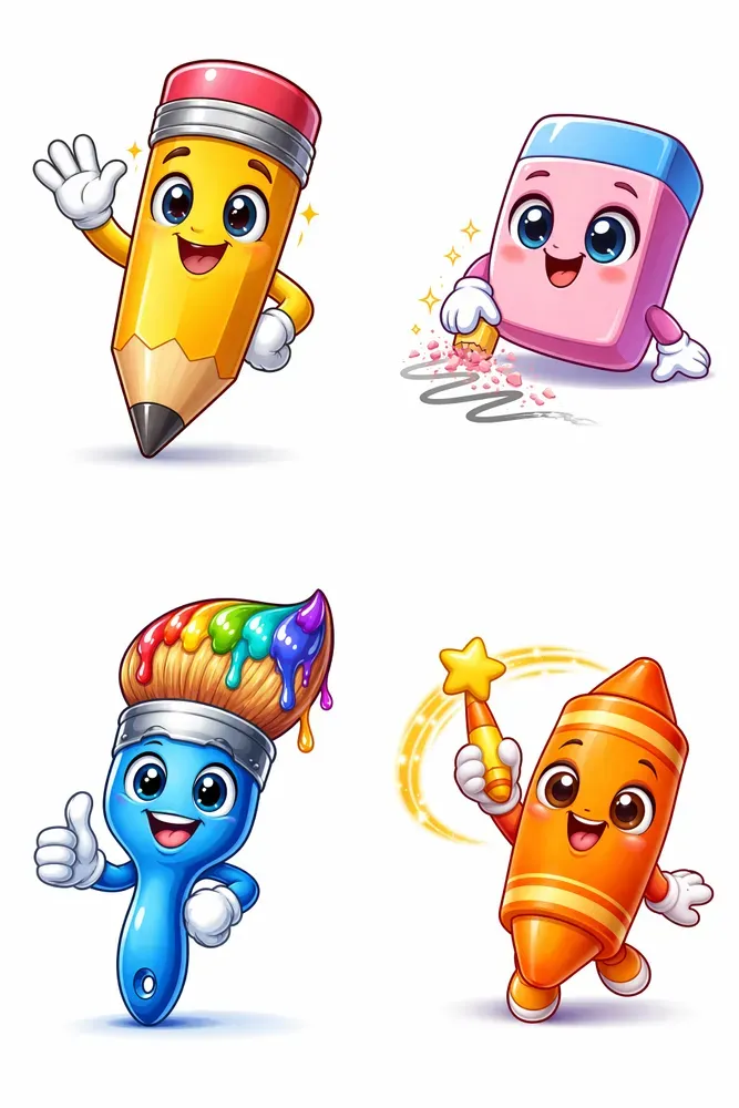 Cute Cartoon Mascot Generator Vectors