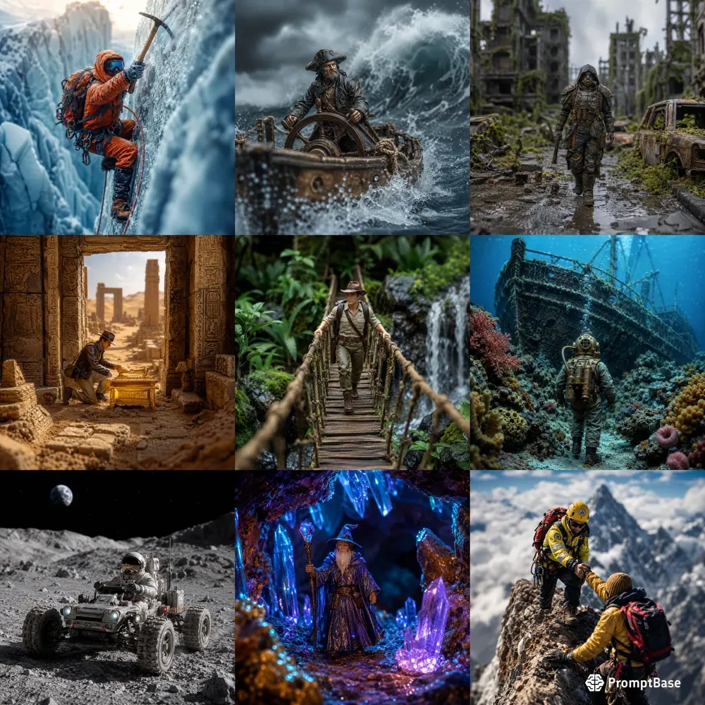 Miniature Adventure Toy Scenes