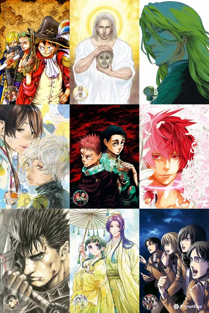 Clean Manga Cover Art