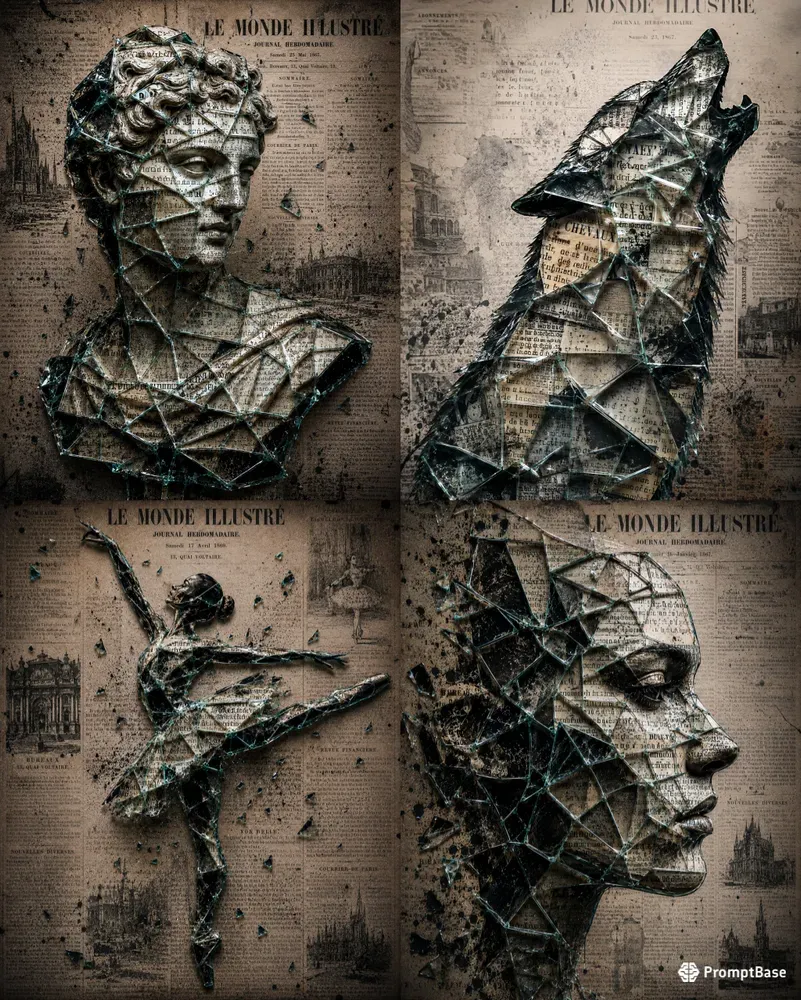 Mixed Media Collages