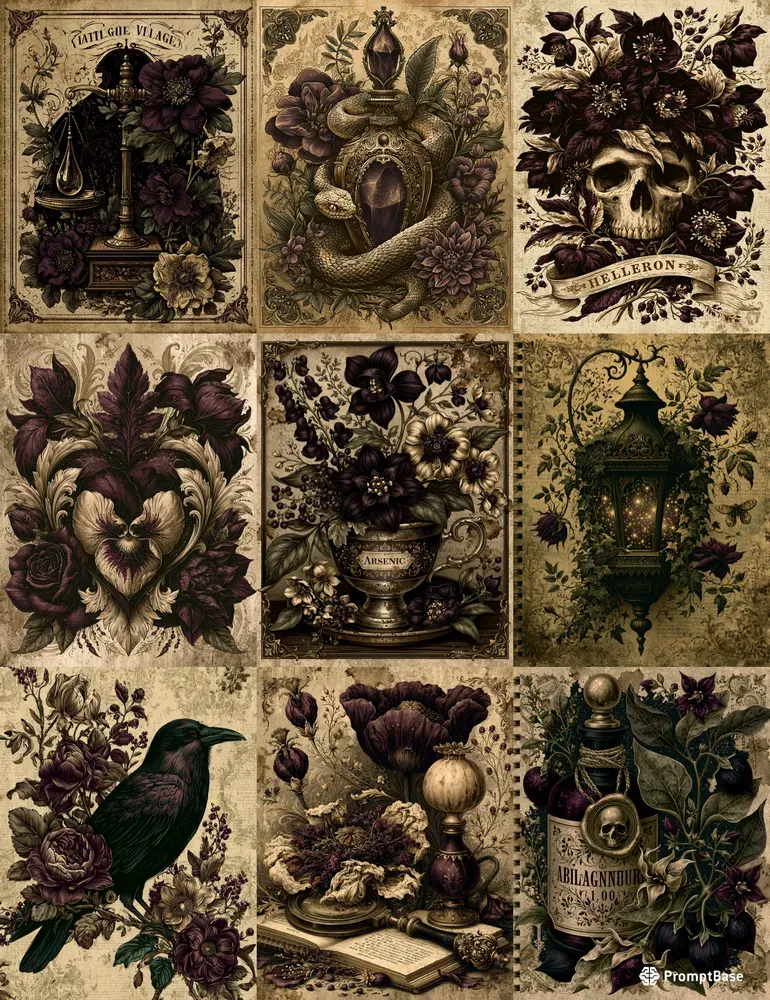 Botanical Poison Garden Pages
