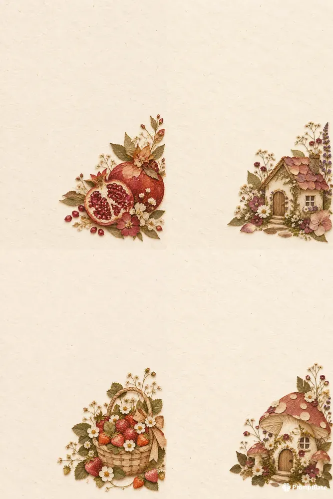 Pressed Nature Stationeries