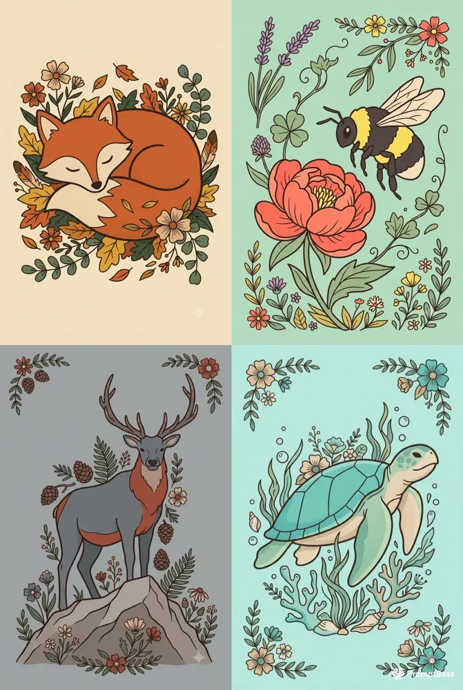 Bohemian Vector Art Generator