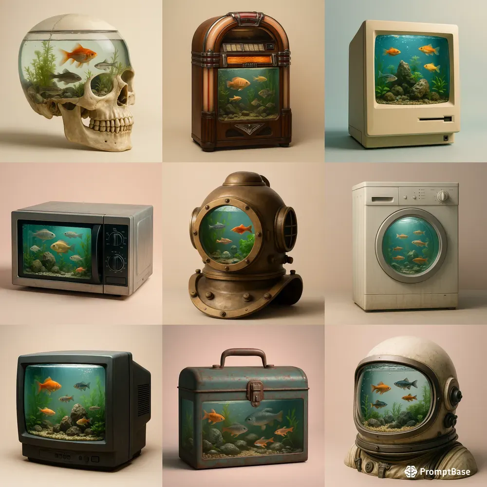 Aquariums Into Unexpected Objects