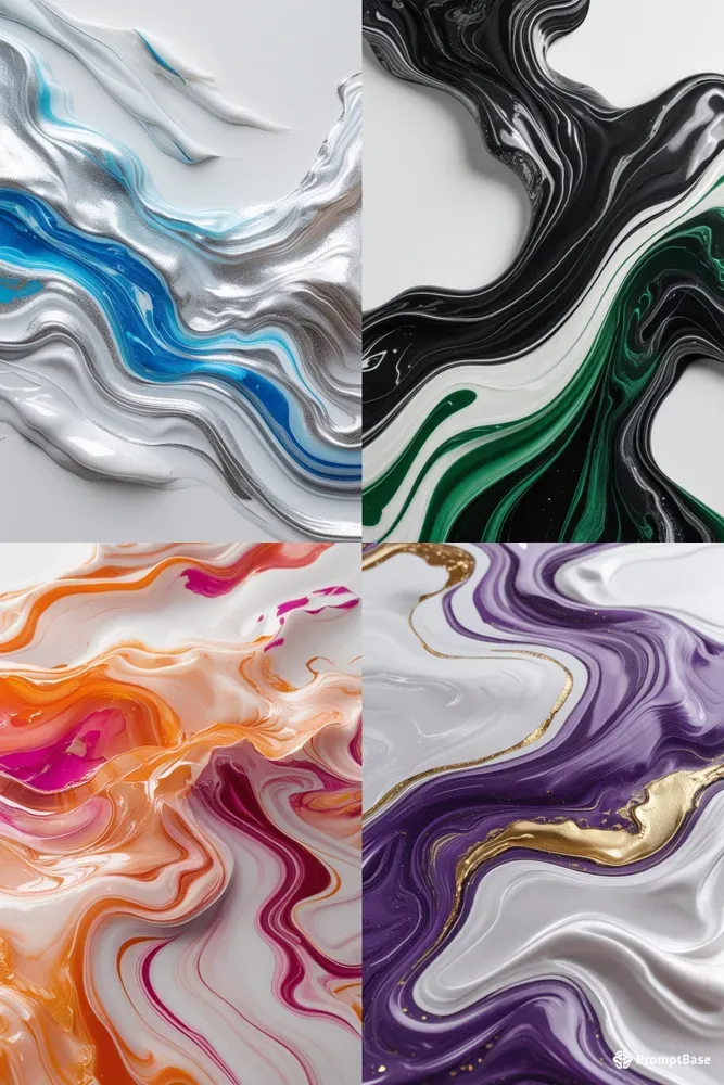 5 Iridescent Marble Textures