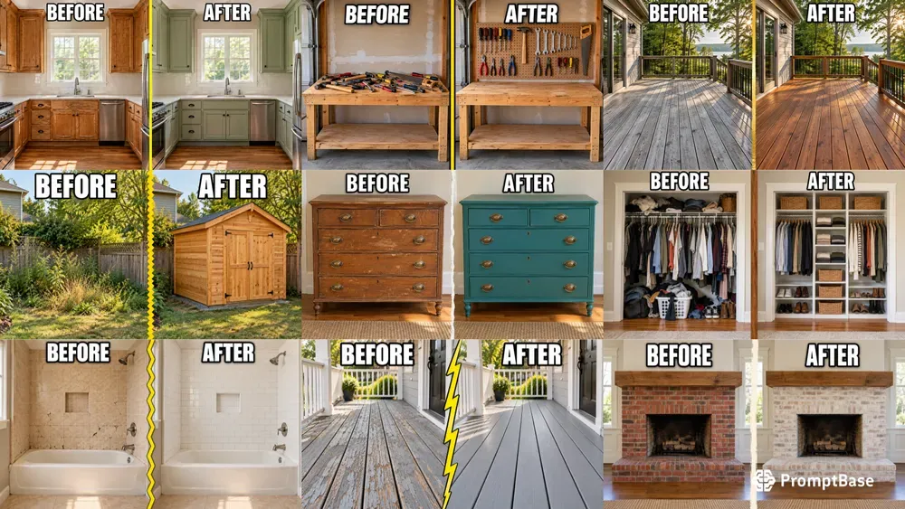 Diy Before After Thumbnail Templates